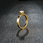 Кольца из нержавеющей стали 316L для женщин, обручальное кольцо с двойным цирконием, ювелирные изделия