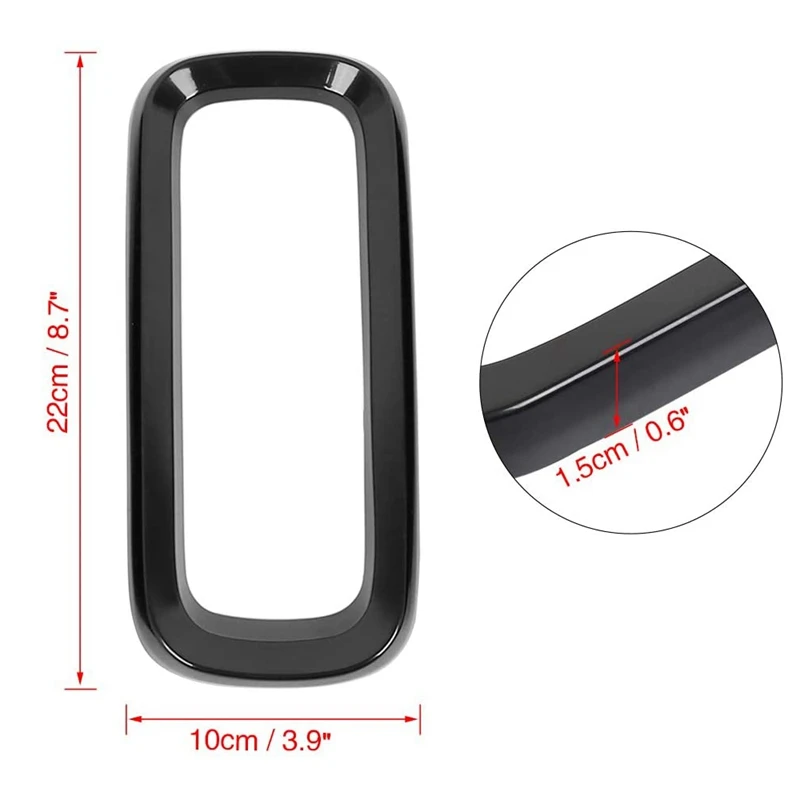 7 шт. яркий черный спереди вставки для радиаторной решетки липкий гриль рамка