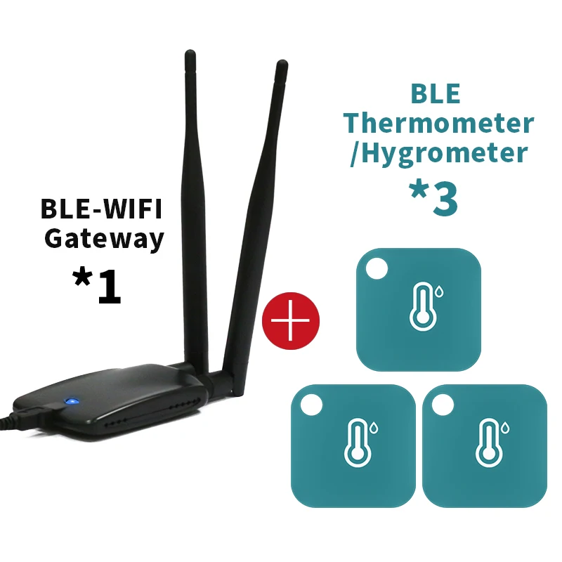 

bluetooth wireless Thermometer/Hygrometer Temperature and Humidity Data Loggers Intelligent Remote Monitor For iPhone/Android