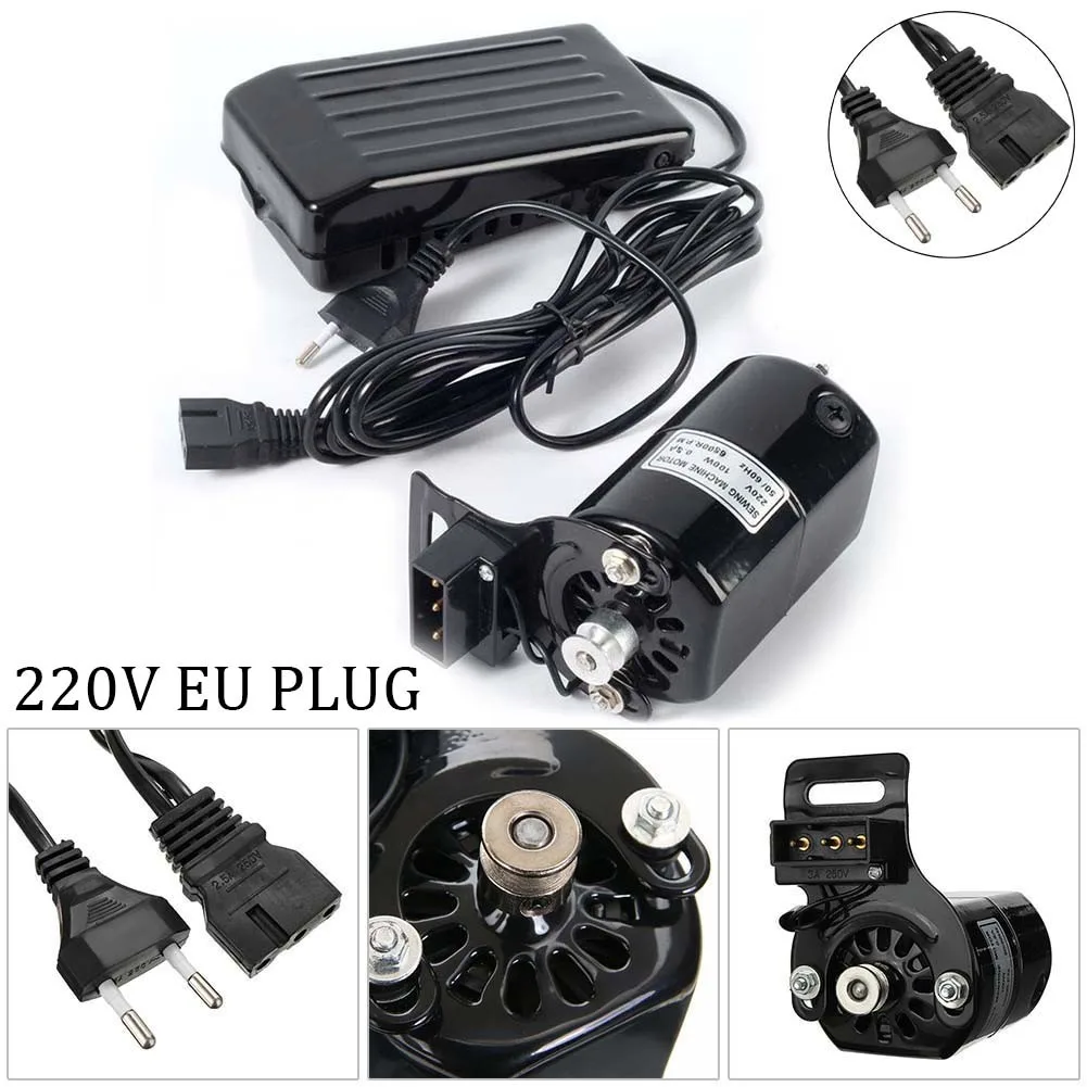 

220V 100W Domestic Household Sewing Machine Motor With Foot Pedal Controller Foot Pedal Some Accessories