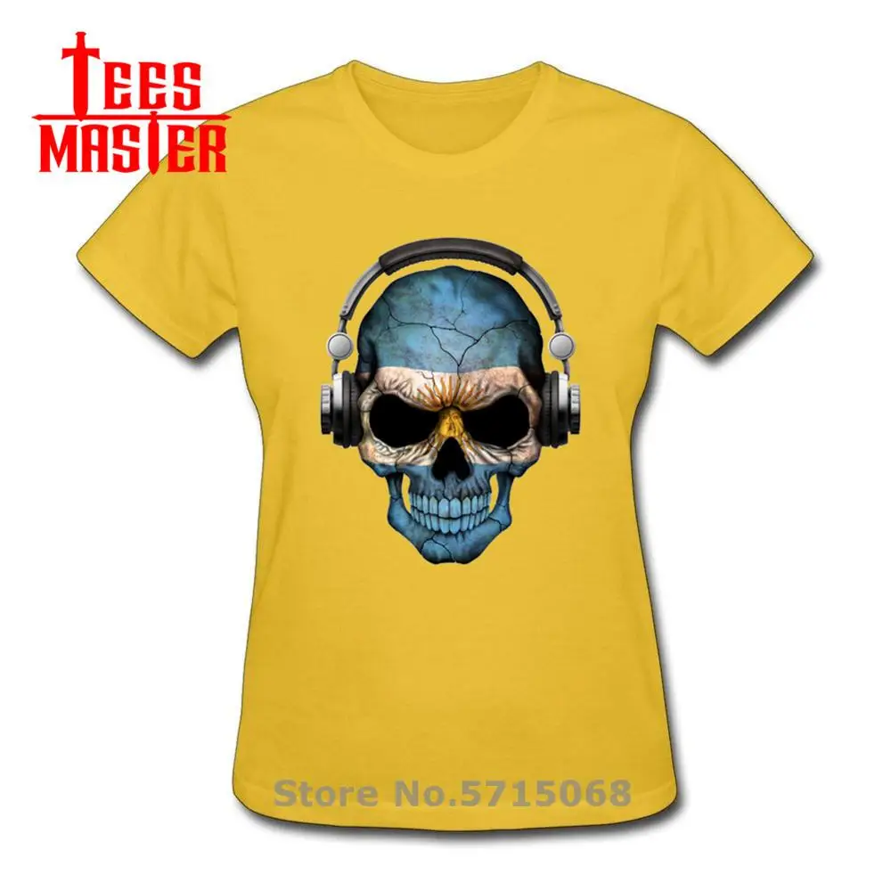 Футболка женская с принтом флага Аргентины 100% хлопок в стиле хип-хоп | Женская