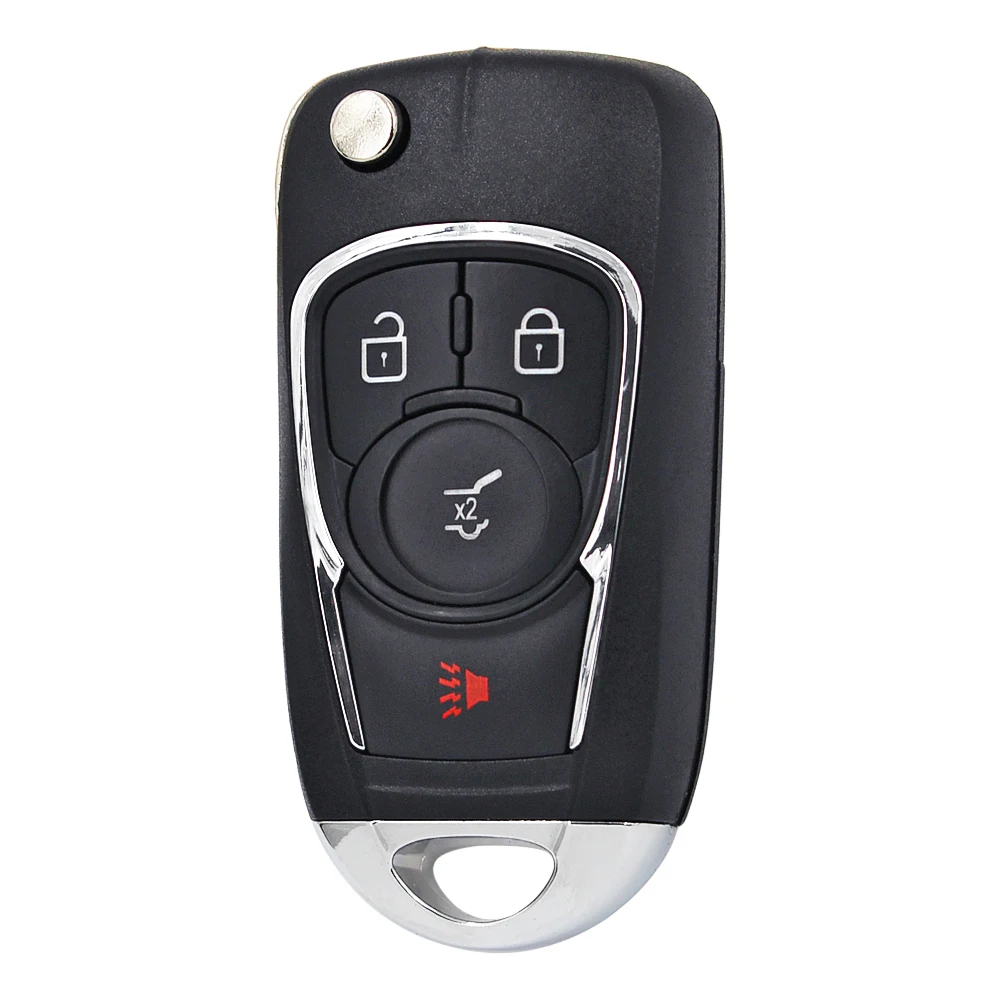 4 Button modified flip remote Key Shell case fob for Chevrolet Malibu Impala Cruze Buick Encore Allure Lacrosse Regal HU100 | Автомобили и