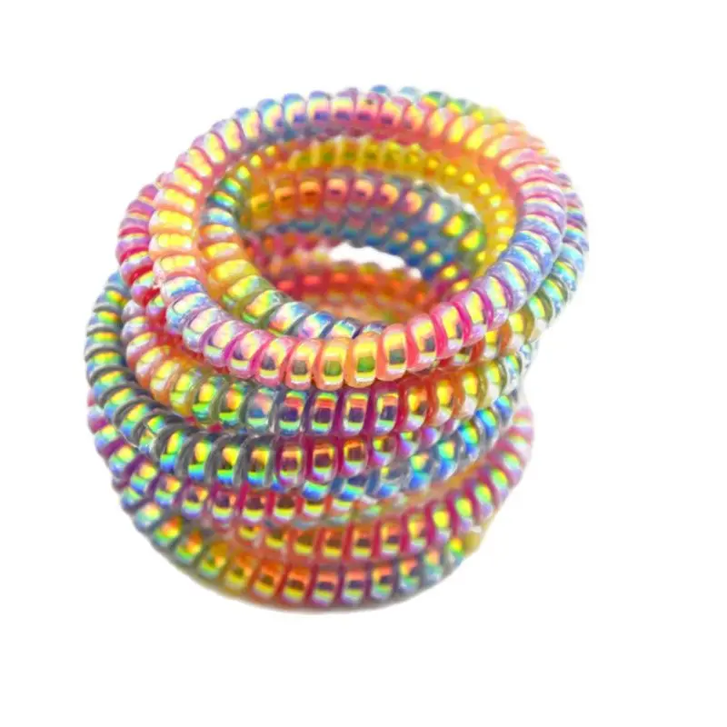 10 шт./партия эластичные резинки для волос 5 см|hair accessories|ponytail hair accessoriestelephone wire tie |