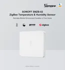 Датчик температуры и влажности SONOFF SNZB-02 - ZigBee работает с мостом SONOFF ZigBee, проверка данных в реальном времени через приложение eWeLink