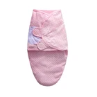 Спальный мешок для новорожденных, Хлопковое одеяло-кокон для пеленания 0-3 месяцев, постельное белье для новорожденных