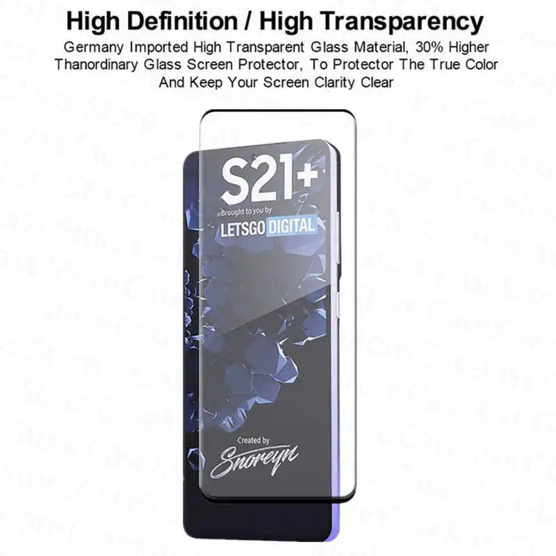 

2in1 Tempered Glass For Samsung Galaxy S21 Ultra S20 S21 Plus 5G Camera Lens Screen Protector For Samsung S20 FE Protective Film