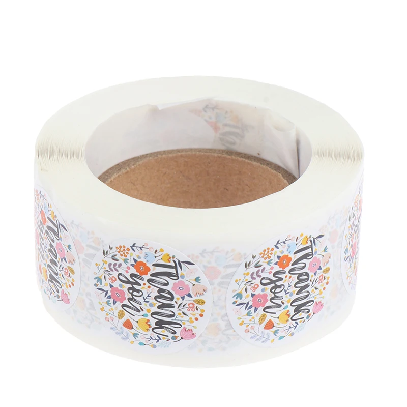 500 шт./рулон Цветочные наклейки для скрапбукинга|Подарочные сумки и упаковка| |