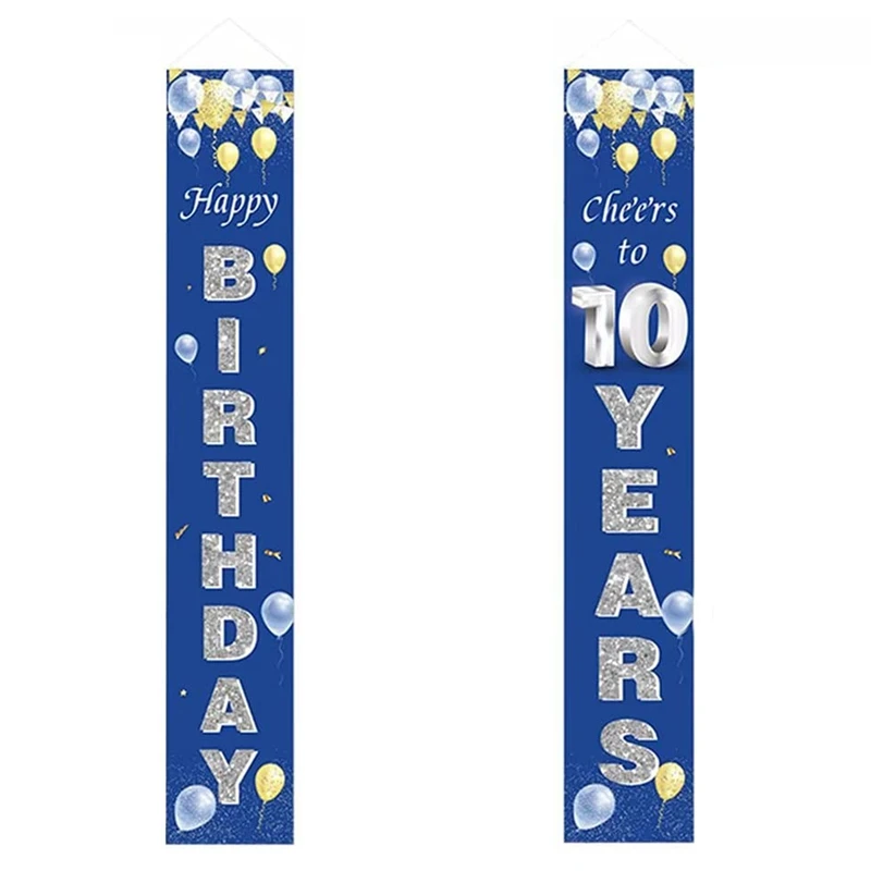

10Th Birthday Decorations for Boys,10Th Birthday Decorations for Him,10Th Birthday Banners for Boys,Happy 10Th Birthday