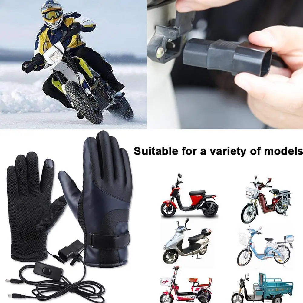 

Зимние перчатки с подогревом для мужчин и женщин, водонепроницаемые, ветрозащитные, с питанием от USB, с экраном, для катания на лыжах и езды н...