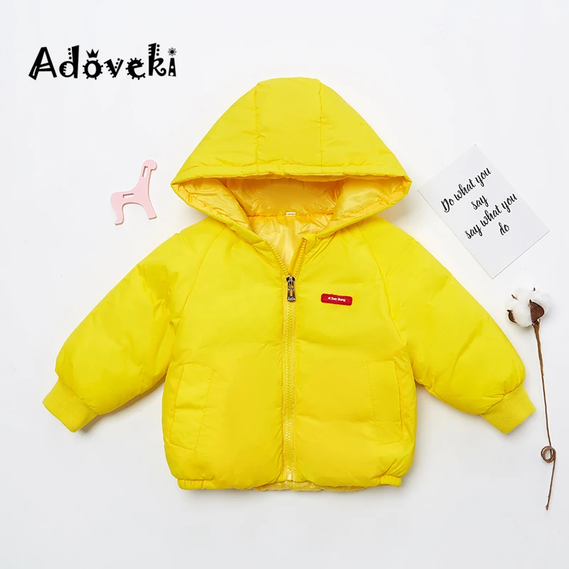 Adoveki/Новинка 2019 года зимняя хлопковая куртка для девочек и мальчиков зимние