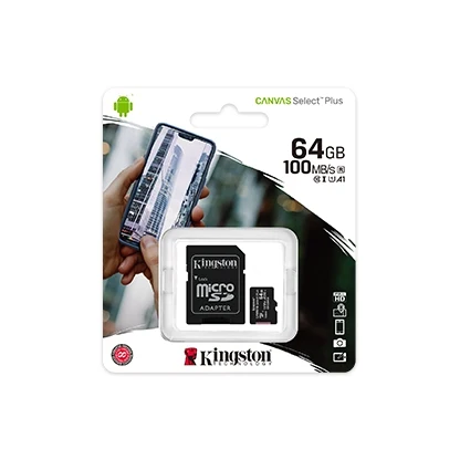 Карта памяти Kingston microSDXC Canvas Select Plus 100R A1 C10 адаптер | Компьютеры и офис