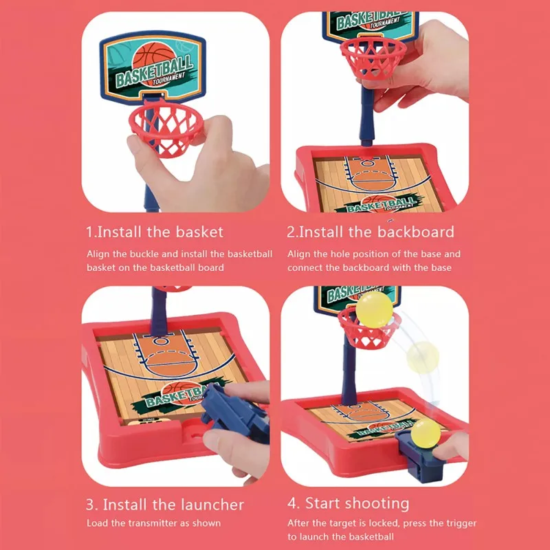 

Children's Game Finger Shoot Basketball Machine Parent-Child Children Doll Among Toys For Kids Girl Boy Bitthday Gift