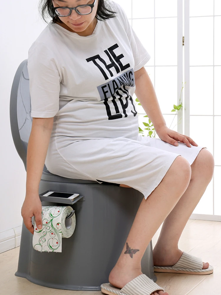 Увеличивающий рост утолщенный съемный унитаз для взрослых портативное сиденье