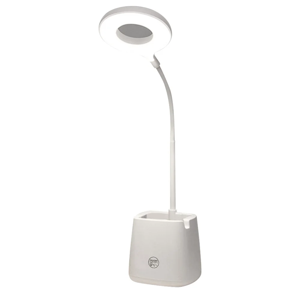 

Светодиодная настольная Складная Лампа с регулируемой яркостью и сенсорным выключателем, питание от USB, настосветильник лампа, ночник, ламп...