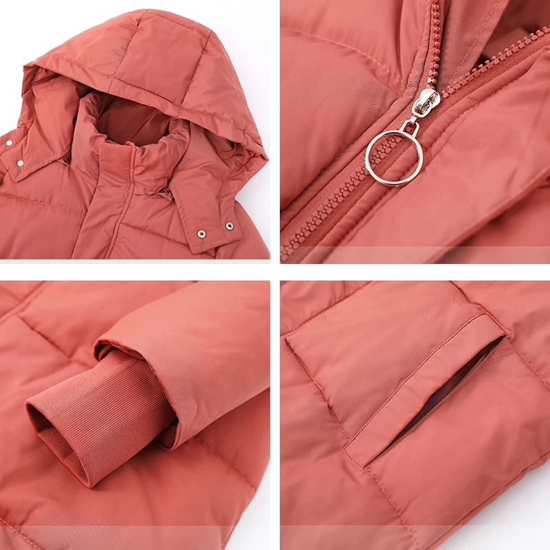 

2021 Parka Coats Winter Womens Oversize Female Hooded Long Down Cotton Jackets Ladies Fashion Thicken Bread Service Abrigo Mujer
