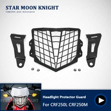 Motorcycle Grille Headlight Protector Guard Lense Cover For HONDA CRF250L CRF250M 2012 2013 2014 2015 2016 2017 CRF 250L 250M