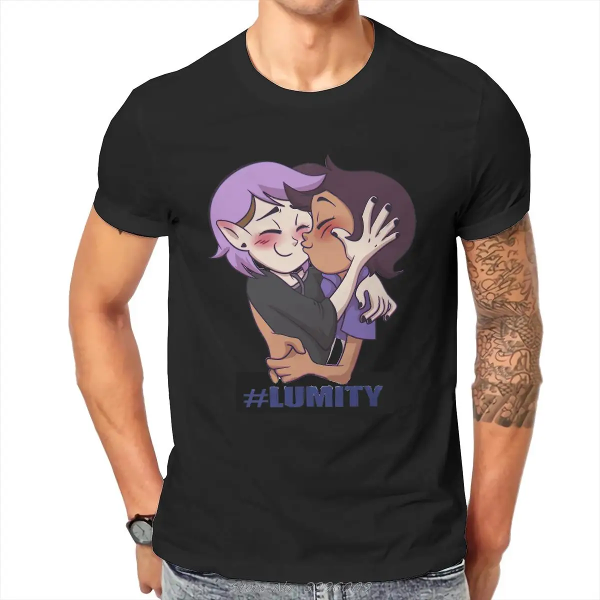 

The Owl House Lumity T Shirt Classic Graphic High Quality Tshirt Big Size O-Neck Men Clothing