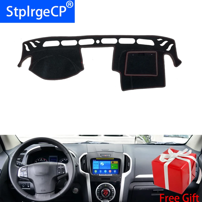 

For Isuzu mu-x D-MAX 2015-2019 Car Styling Dash Mat Dashmat Dashboard Sticker Cover Sun Shade Dash Board Cover Carpet