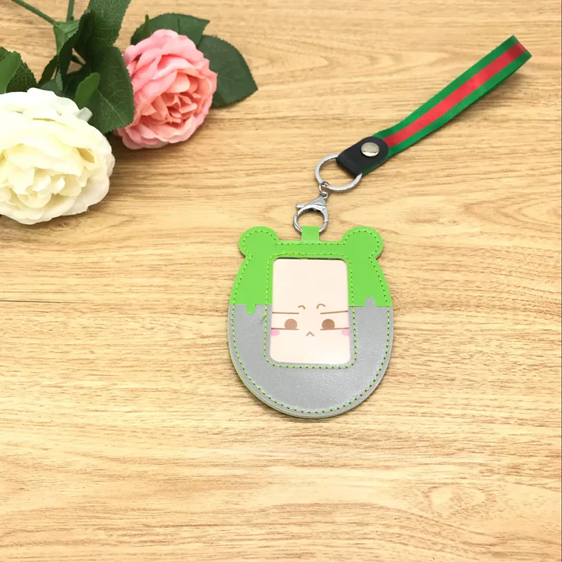 Модный чехол из искусственной кожи для визиток держатель удостоверения личности