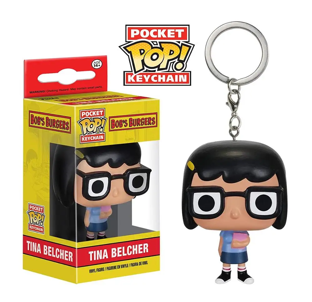 TINA BELCHER FUNKO POP Frozen Harri Potter серия Q версия брелки Гермиона Грейнджер Лорд Волдеморт Северус Снейп Добби с коробкой - Цвет: TINA BELCHER