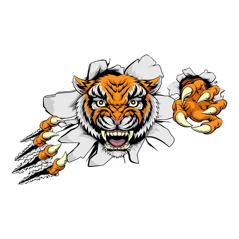 2022 яркий тигр индивидуальное украшение тела наклейка с защитой от царапин