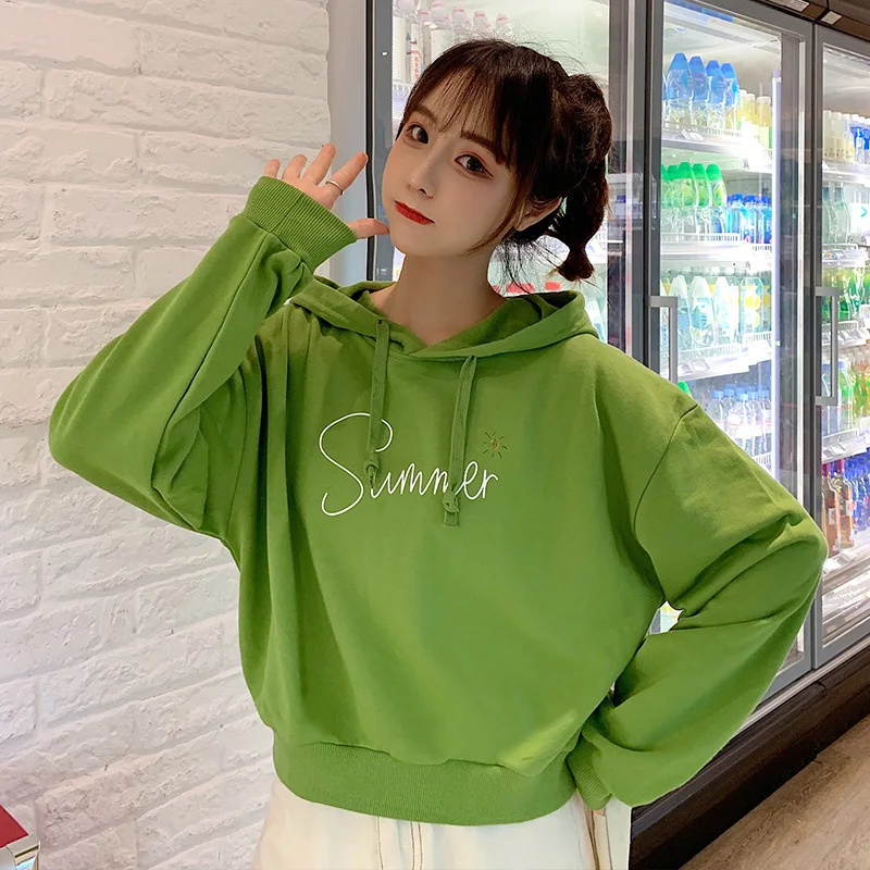 Женские толстовки с длинным рукавом пуловеры мода 2020 зима весна корейские