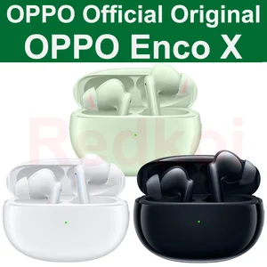 oppo enco x tws earphone 11mm bass driver bt 5 2 for dynaudio duby transparent transmission dual noise reduction wireless charge free global shipping