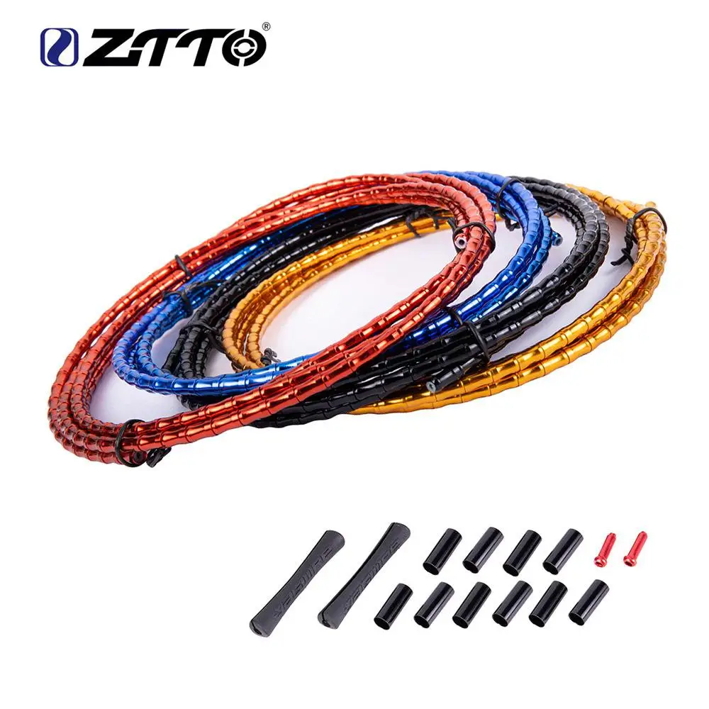 ZTTO MTB Floding дорожный велосипед CNC бамбуковая крышка тормозной линии Элитные Звенья