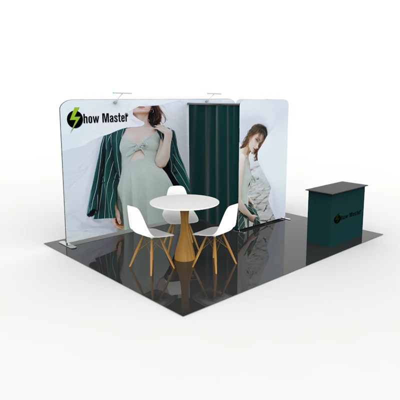 20 футов портативный многоразовый выставочный стенд стандартный дисплей для