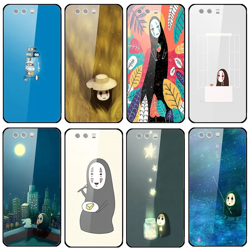 Чехол из закаленного стекла для Huawei Mate 20 Y6 Y9 Honor 8X 8 8A 9 10 P20 P30 Plus Lite Pro 2018 2019 Totoro Spirited