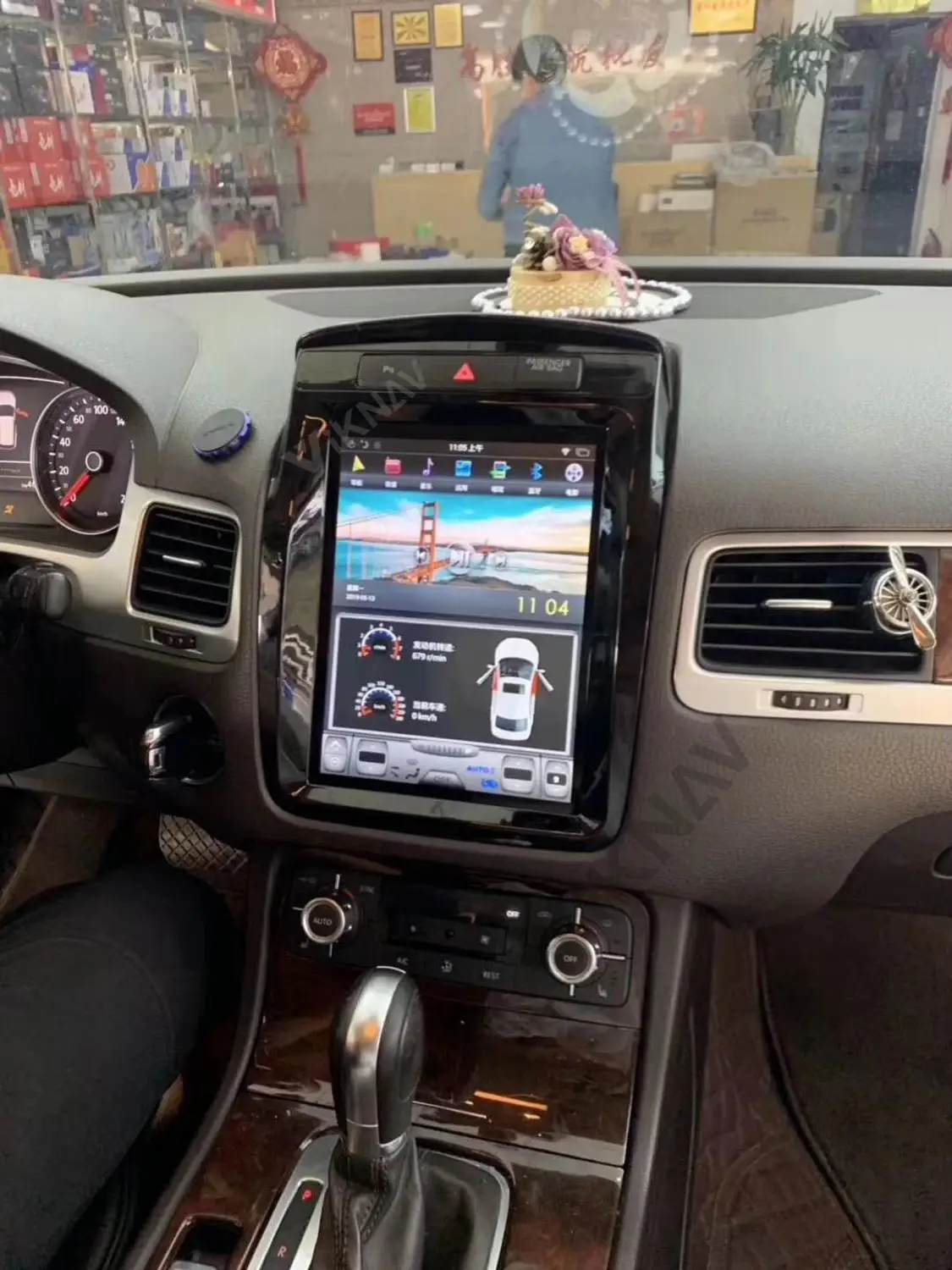 Android Tesla стиль Автомобильный GPS мультимедийный плеер для Volkswagen VW Touareg 2010 2011 2012 2013 2014