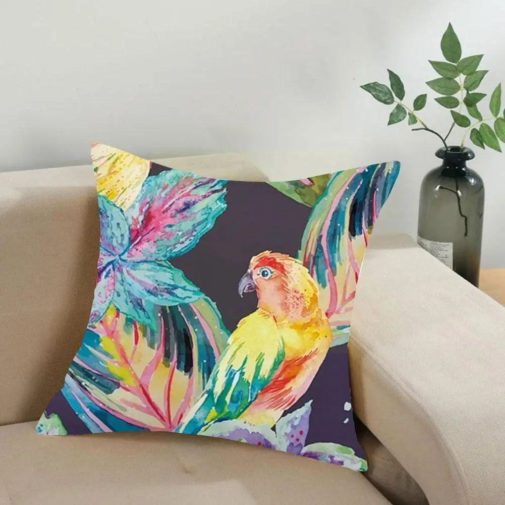 

Bougainvillea Cushion Cover Decoration Sofa Cushion Living Pillow Room Polyester Decoration Home Case Decoration B3I9