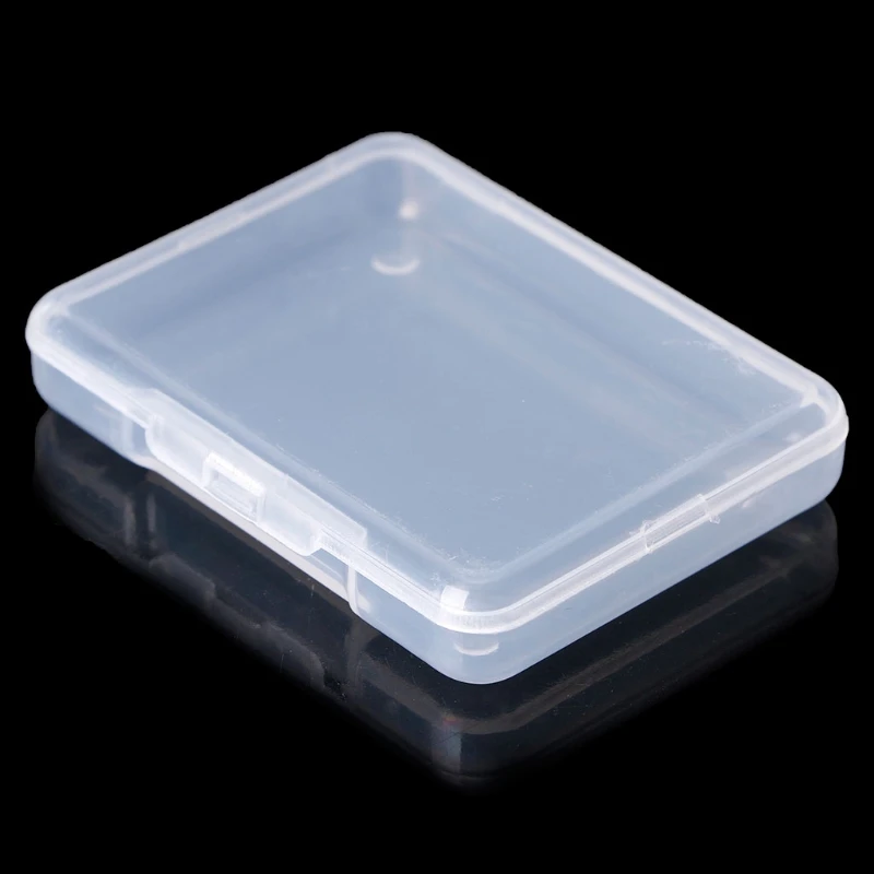 

Rectangular Plastic Clear Transparent Storage Box Collection Container Organizer