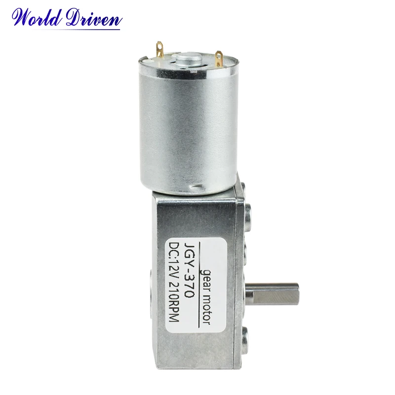 JGY370 370 Dc высокий крутящий момент уменьшения редуктора Шестерни Мотор 12v 24v 25 кг JGY
