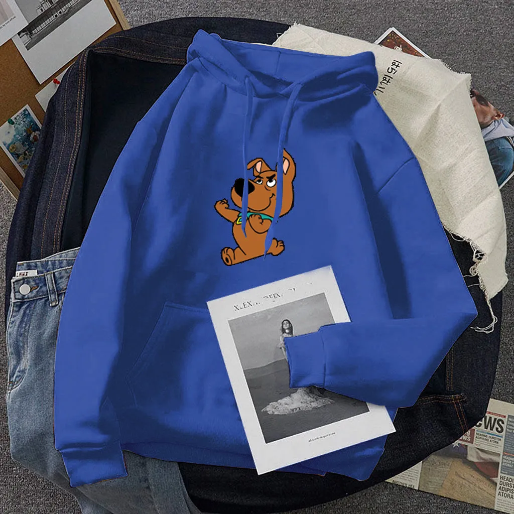 С принтом в виде милой собачки толстовка очаровательные кофты с капюшоном для