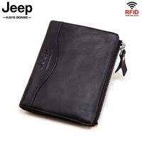 men wallet genuine leather business foldable wallet luxury billfold slim cowhide credit cardid holders inserts coin purses bag