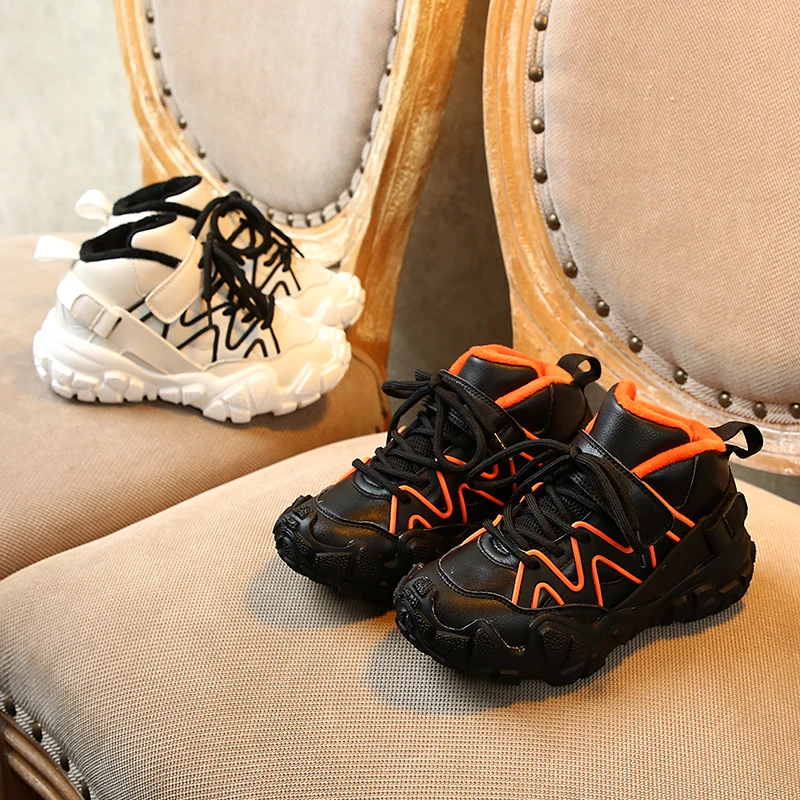 Детская обувь для больших мальчиков спортивная бега кроссовки девочек модная