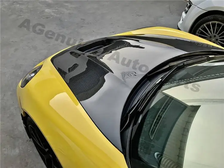 

High quality Real carbon fiber bonnet front engine hood engine cover for Porsche 718