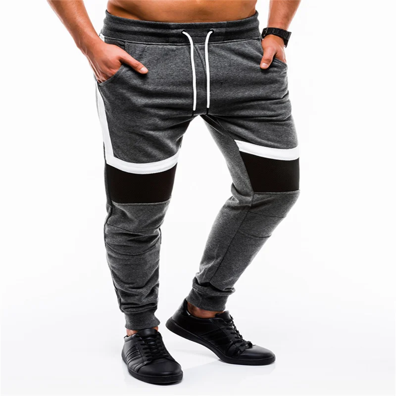 

2021 Casual Skinny Pants Mens Joggers Sweatpants Fitness Workout Brand Track pants New Autumn Male Fashion Trousers