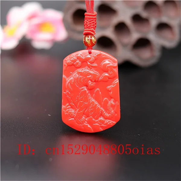 Натуральный красный коралловый Нефритовый камень ожерелье C подвеской в виде