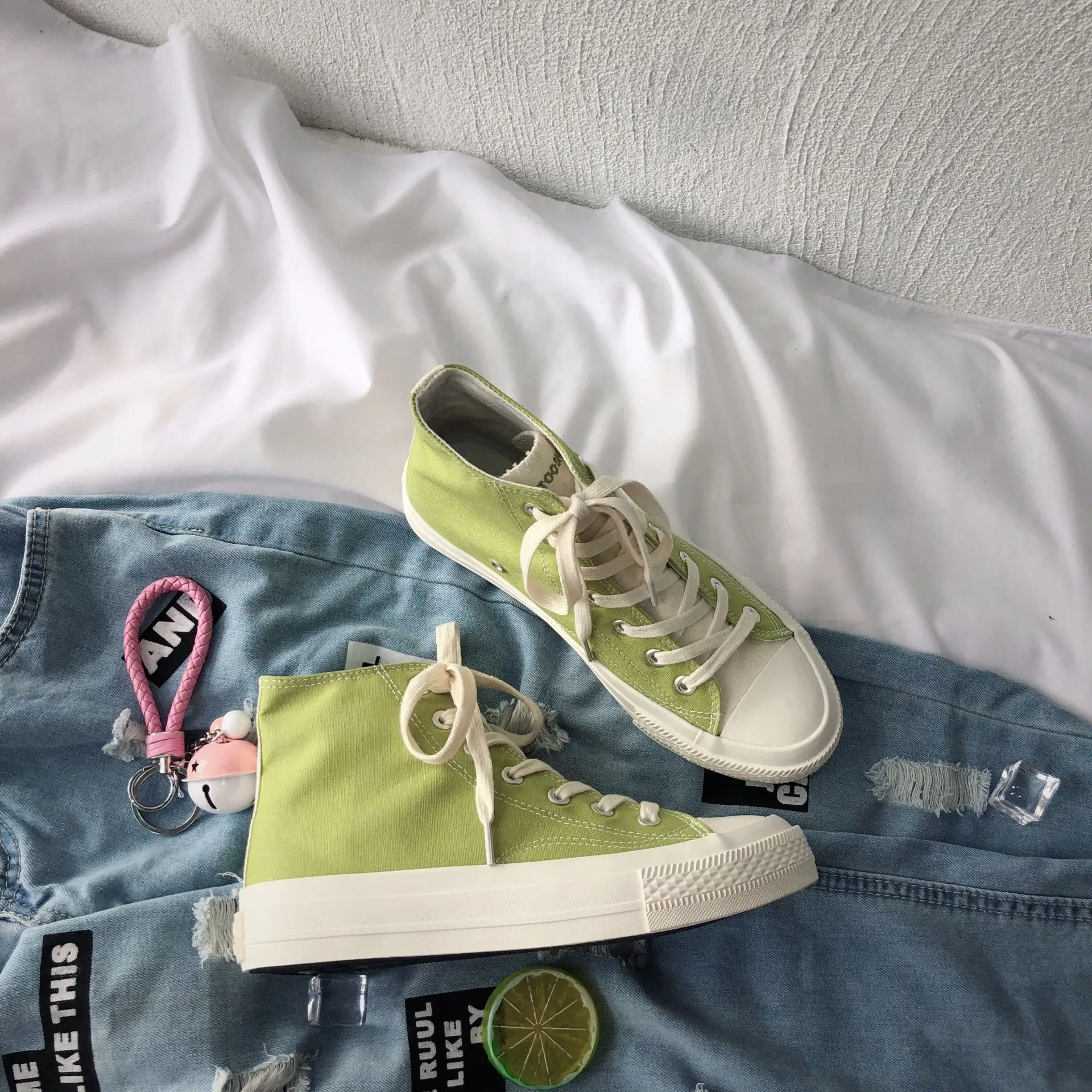 Кеды женские пляжные с перекрестной шнуровкой плоская Вулканизированная