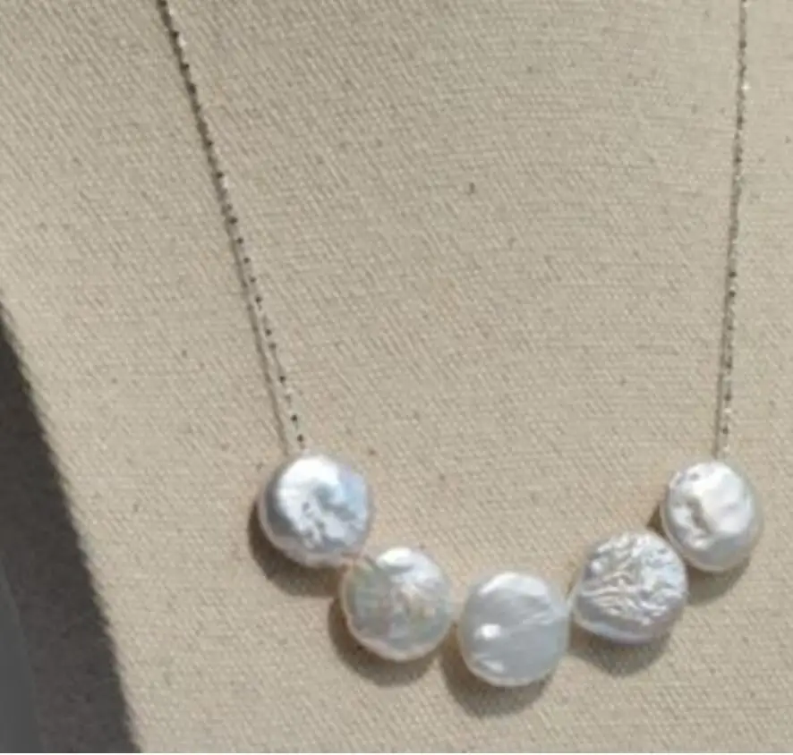 Бесплатная доставка натуральный барочный жемчуг большого размера цепочка/кулон