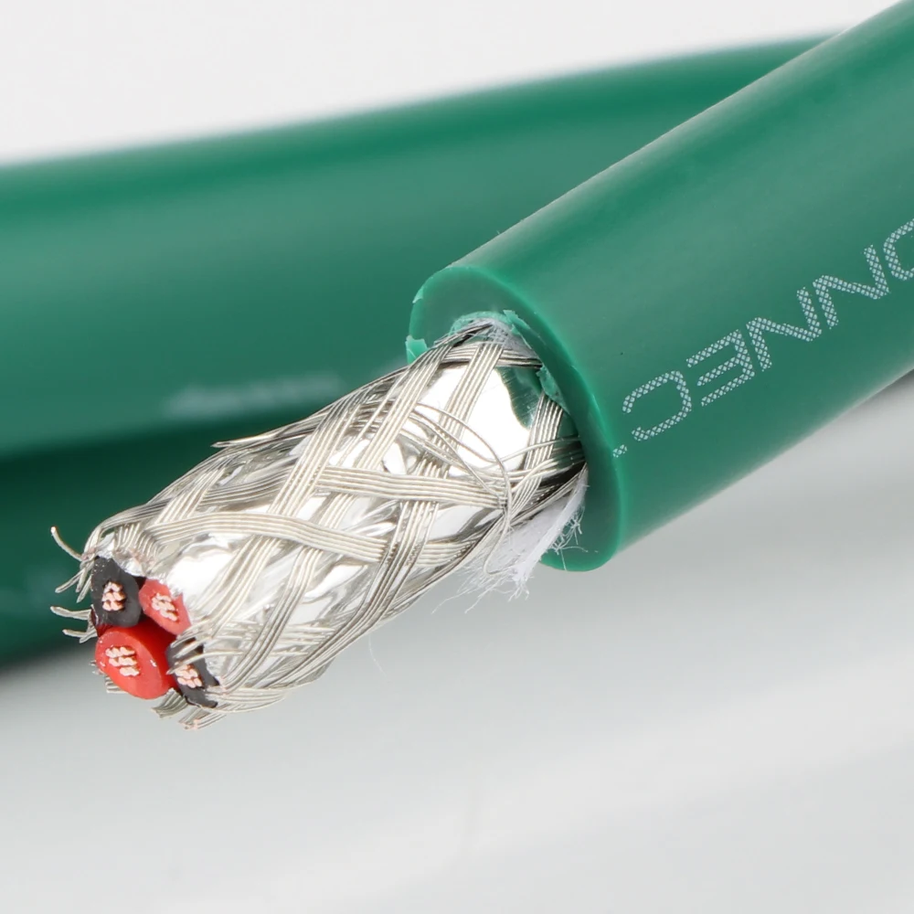 Высокое качество 2328 Чистый медный Серебряный смешанный HiFi аудио кабель RCA