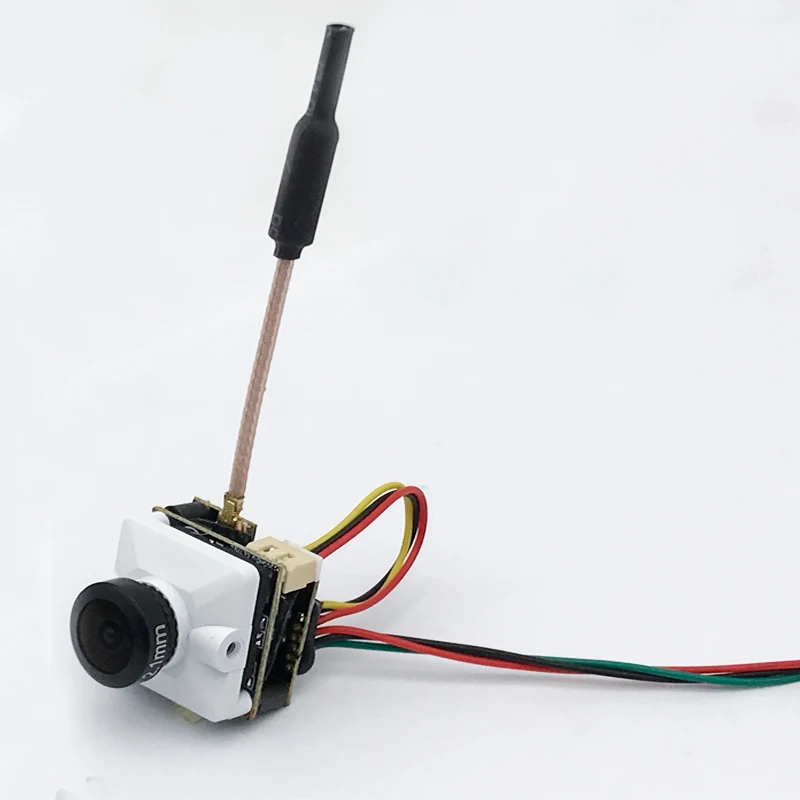 EWRF e7087U 5 8G Мини видеопередатчик для FPV Racer DC5-24V с камерой Cmos 1200TVL 2 1 мм объектив Racing |
