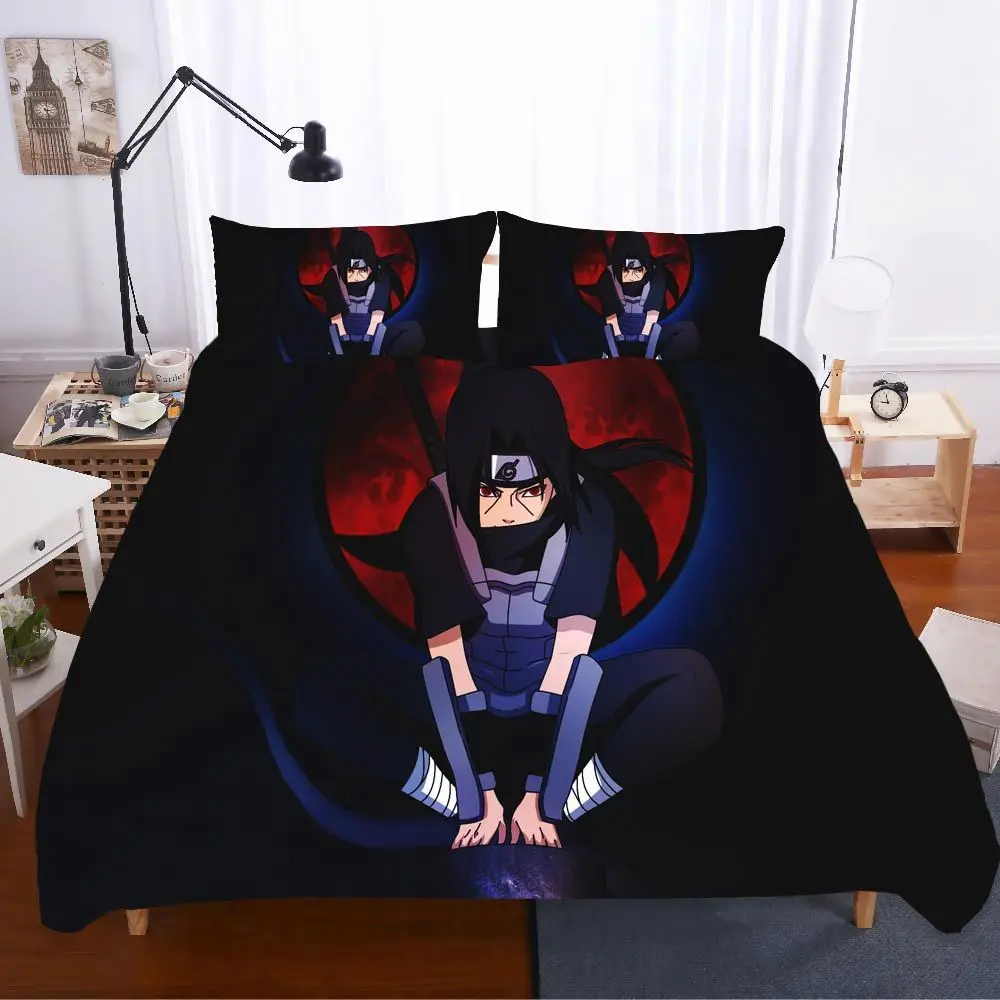 Домашний текстиль постельное белье Наруто Ropa De Cama роскошный подарок Твин сабанас 3d комплект постельного белья королевского размера Постельное белье евро постельное белье поплин