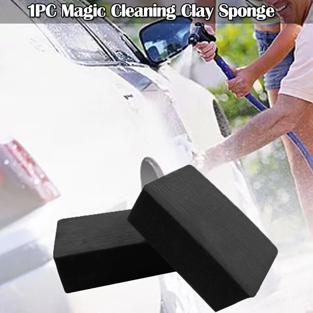 Magic Clay Cleaning Sponge Bar Car Pad Block Eraser Wax Polish Tool Care maintenance Beauty mud wiped #730 | Автомобили и
