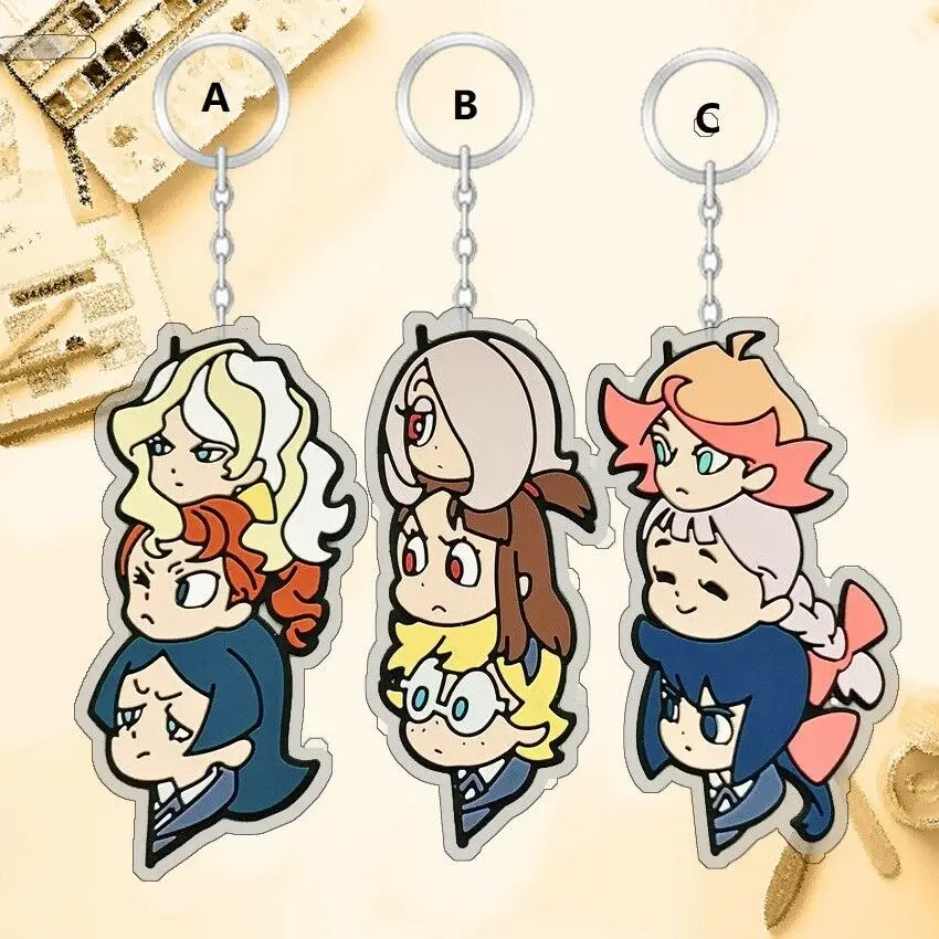 

Little Witch Academia Kagari Atsuko Acrylic Anime Keyring Keychain Strap 7cm