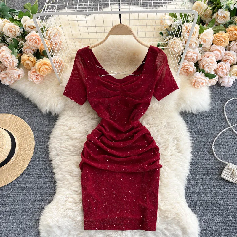 

Dress Autumn bodycon elegant fairy women long Kawaii sexy y2k party midi casual korean maxi evening ladies 2021 verano vestidos