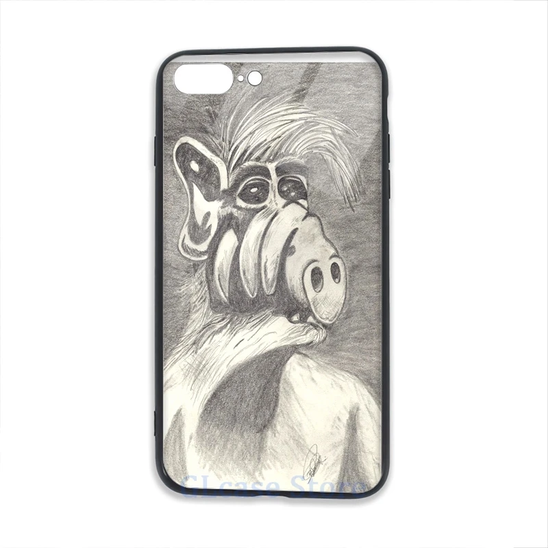 Чехол для телефона ALF(2) iPhone 12 Pro 11 X XR XS Max 8 7 6 6s Plus 5s мягкая стеклянная задняя крышка