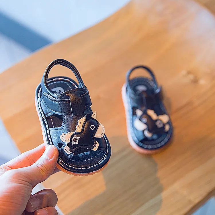 Insole 11.5-13.5cm Summer Soft-soled Toddler Shoes for Baby Newborn with Sound | Мать и ребенок